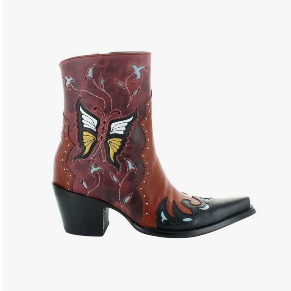 OLD GRINGO MARIPOSITA LOQUITA western cowgirl butterfly boots boho RtL $625 7.5 - Picture 9 of 9